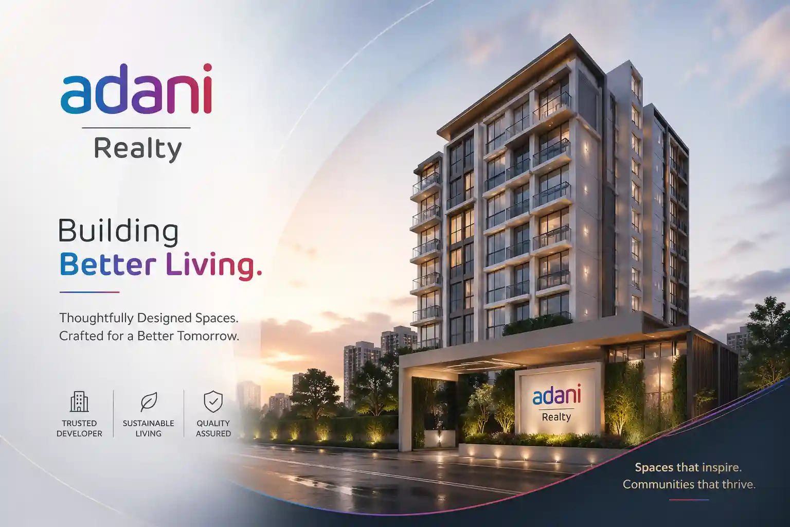 Adani Realty Official Logo for Projects in Panvel Navi Mumbai
