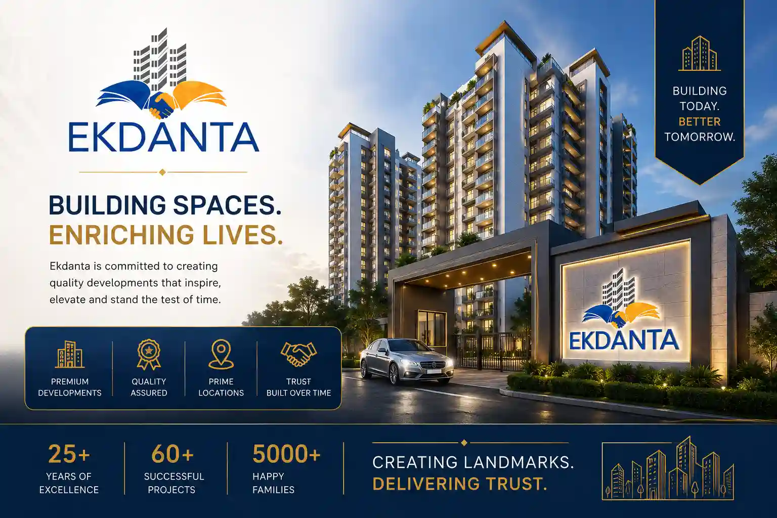 Ekdant Developers official logo for projects in Panvel Navi Mumbai