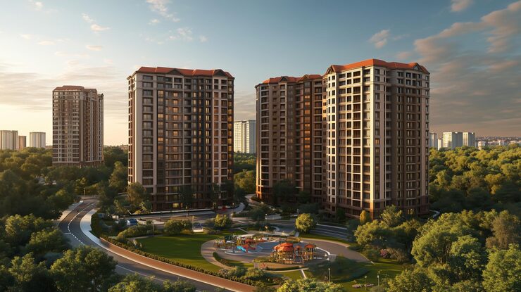 Hiranandani Fortune City offers 1,2,3,4 BHK apartments with township amenities in Panvel